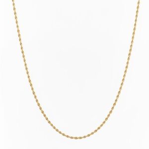 18K Gold Rope 19in Necklace | Bellamare Jewelry